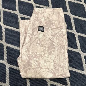 YoungLA Men's Cargo Pants in Beige Camo